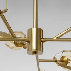 KARE Diamond Fever Ufo Hängelampe 9fl. Messing -Lampen Welt 10014470 2