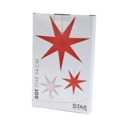 Papierstern Dot Mit Lochmuster, Weiß Ø 54 Cm -Lampen Welt 10014520 3