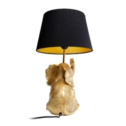 KARE Happy Elefant Tischleuchte Mit Schirm -Lampen Welt 10014620 3