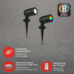 LED-Erdspießstrahler Tuni, TUYA WLAN, CCT, RGB -Lampen Welt 10015599 3