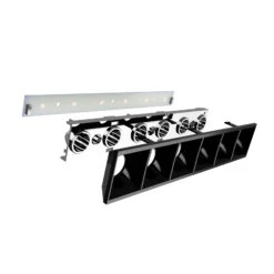 LI-EX Office LED-Anbauleuchte Remote 130cm Schwarz -Lampen Welt 10016511 2