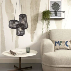 GOOD & MOJO Tanami Hängeleuchte 3-flammig, Schwarz -Lampen Welt 10016750 2