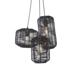 GOOD & MOJO Tanami Hängeleuchte 3-flammig, Schwarz -Lampen Welt 10016750 3