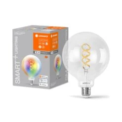 LEDVANCE SMART+ WiFi E27 4,8W Klar G125 RGB CCT -Lampen Welt 10016796 2