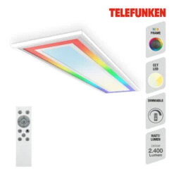 LED-Panel Framelight Remote Weiß CCT RGB 100x25cm 10 LED-Panel Framelight Remote Weiß CCT RGB 100x25cm -Lampen Welt 10017074 4