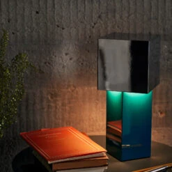 &Tradition Pivot ATD7 Akku-Tischlampe Blue Silver -Lampen Welt 10017545 3