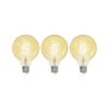Prios LED-Globe E27 G95 4,9W WLAN Klar Amber, 3er -Lampen Welt 10018117