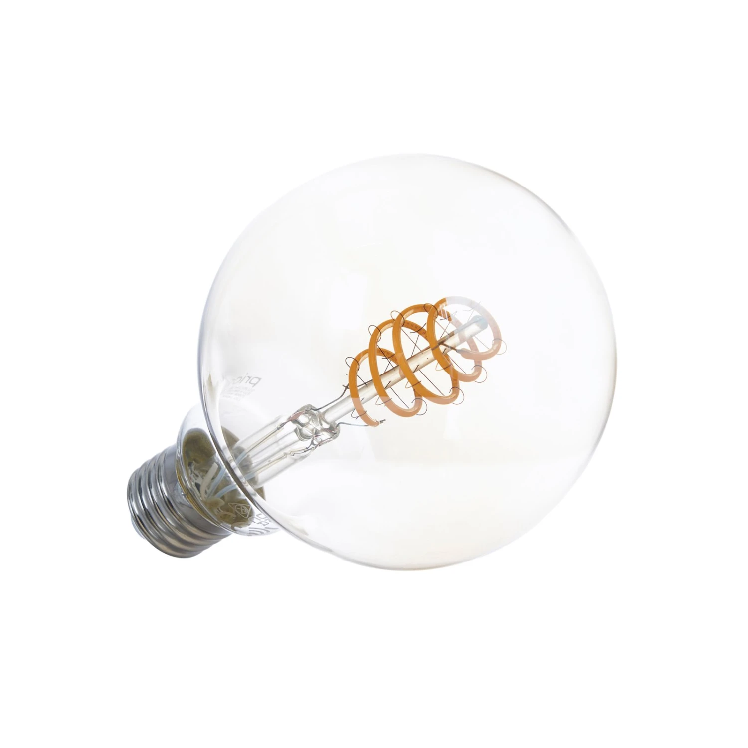 Prios LED-Globe E27 G95 4,9W WLAN Klar Amber, 3er 3 Prios LED-Globe E27 G95 4,9W WLAN Klar Amber, 3er – Bild 3
