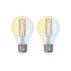 Smart E27 A60 LED 7W Tunable White WLAN Klar 2er -Lampen Welt 10018313