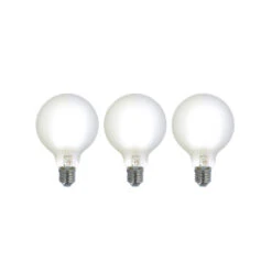 Prios LED-E27-Leuchtmittel G95 7W WLAN Matt 3er