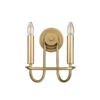 Wandleuchte Capitol Hill, Zweiflammig Messing 16 Wandleuchte Capitol Hill, Zweiflammig Messing -Lampen Welt 10018583