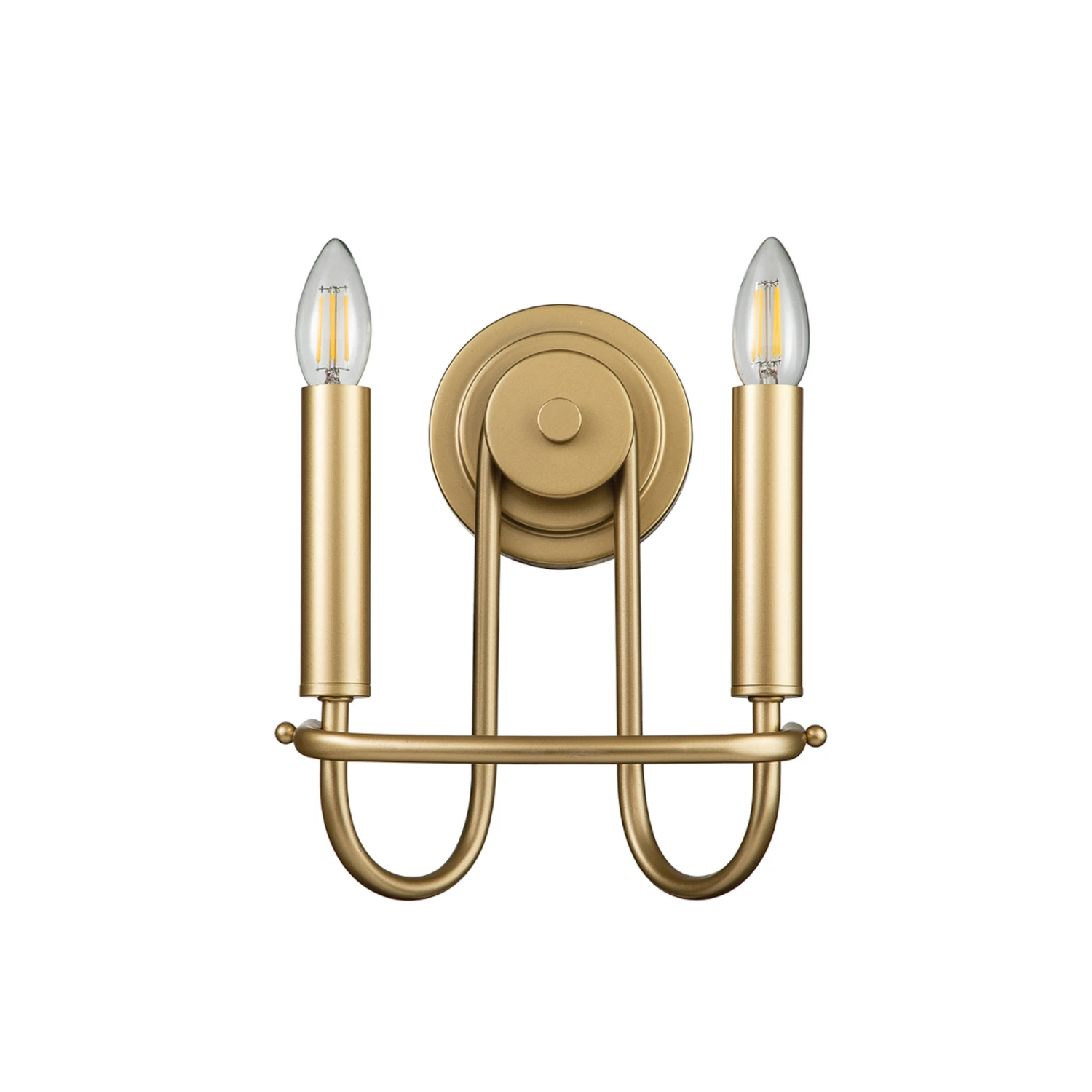 Wandleuchte Capitol Hill, Zweiflammig Messing 1 Wandleuchte Capitol Hill, Zweiflammig Messing