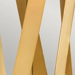 Textil-Tischleuchte Apollo Messing/weiß -Lampen Welt 10018632 3