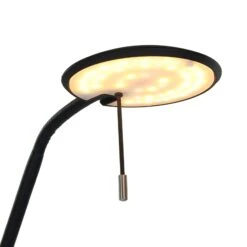 LED-Deckenfluter Zodiac Mit LED-Leselicht, Schwarz -Lampen Welt 10019396 3