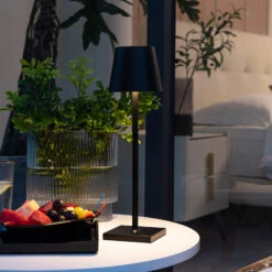 Lindby Janea LED-Akku-Tischlampe Schwarz 2er-Set -Lampen Welt 10019571 2