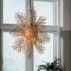 PR Home Carol Deko-Stern Aus Rattan Ø 46 Cm 8 PR Home Carol Deko-Stern Aus Rattan Ø 46 Cm -Lampen Welt 10020176