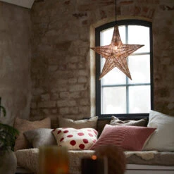 PR Home Bethel Dekostern Aus Rattan Ø 58 Cm -Lampen Welt 10020209 1