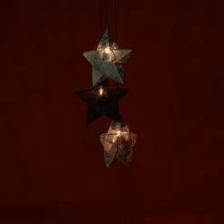 PR Home Regina Dekostern Metall Mit Garn Beige -Lampen Welt 10020339 2