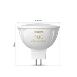 Philips Hue White Ambiance LED-Lampe 5,1W GU5,3 -Lampen Welt 10021255 3