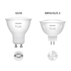 Philips Hue White & Color Ambiance 6,3W GU5,3 2er -Lampen Welt 10021288 6