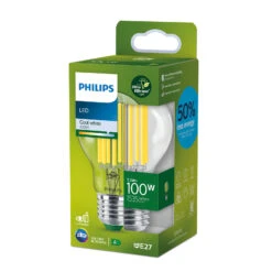 Philips E27 LED-Lampe A60 7,3W 1535lm 4.000K Klar -Lampen Welt 10021495 3