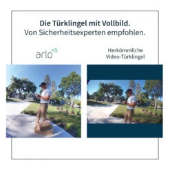 Arlo Essential Video-Klingel & Chime 2 Gong - Set -Lampen Welt 1080065 7