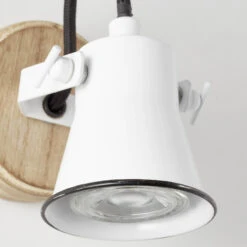 BRILLIANT Wandstrahler Seed Schirm Weiß -Lampen Welt 1509503 5