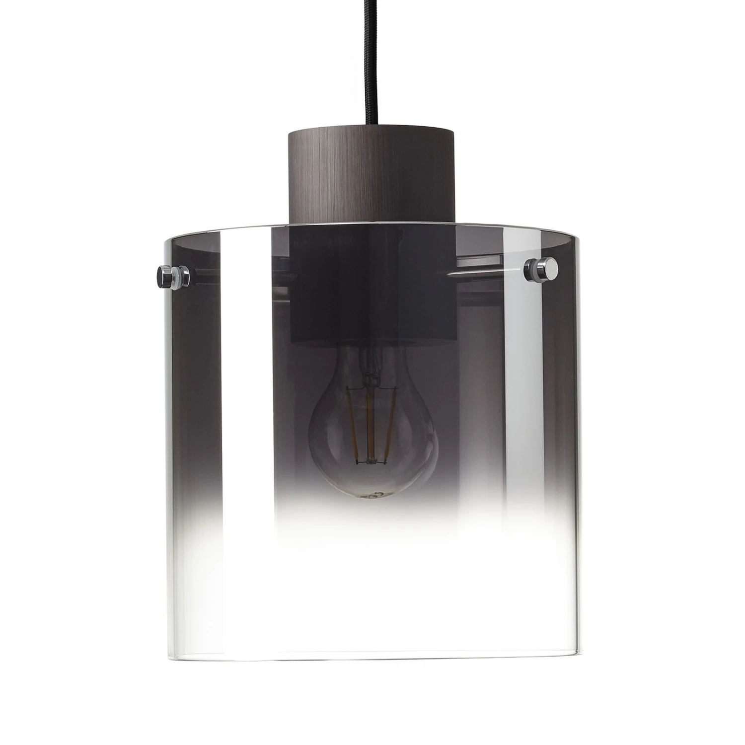 BRILLIANT Hängeleuchte Beth Mit Rauchglasschirm, Einflammig 2 BRILLIANT Hängeleuchte Beth Mit Rauchglasschirm, Einflammig – Bild 2