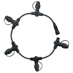 Erweiterungskabel Ring M. 5 Anschlüssen, System 24 6 Erweiterungskabel Ring M. 5 Anschlüssen, System 24 -Lampen Welt 1522150 2