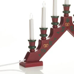 Siebenflammiger Roter Lichterbogen Sara Tradition -Lampen Welt 1522380 4