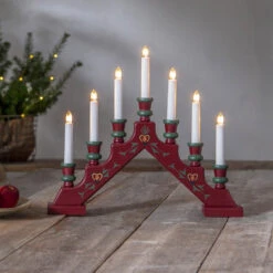 Siebenflammiger Roter Lichterbogen Sara Tradition -Lampen Welt 1522380 6