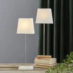 Dekoleuchte Combi Pack - Stern U. Schirm -Fuß Weiß -Lampen Welt 1522502 2