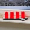 4-er Set - Candle LED-Kerzen M. Fernbedienung Rot -Lampen Welt 1522513