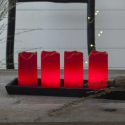4-er Set - Candle LED-Kerzen M. Fernbedienung Rot 10 4-er Set - Candle LED-Kerzen M. Fernbedienung Rot -Lampen Welt 1522513 3