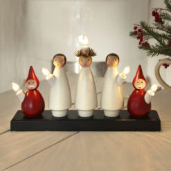 Kerzenleuchter Luciakör Mit Chormotiv, 5-flammig -Lampen Welt 1522584 2