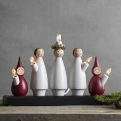 Kerzenleuchter Luciakör Mit Chormotiv, 5-flammig -Lampen Welt 1522584 7