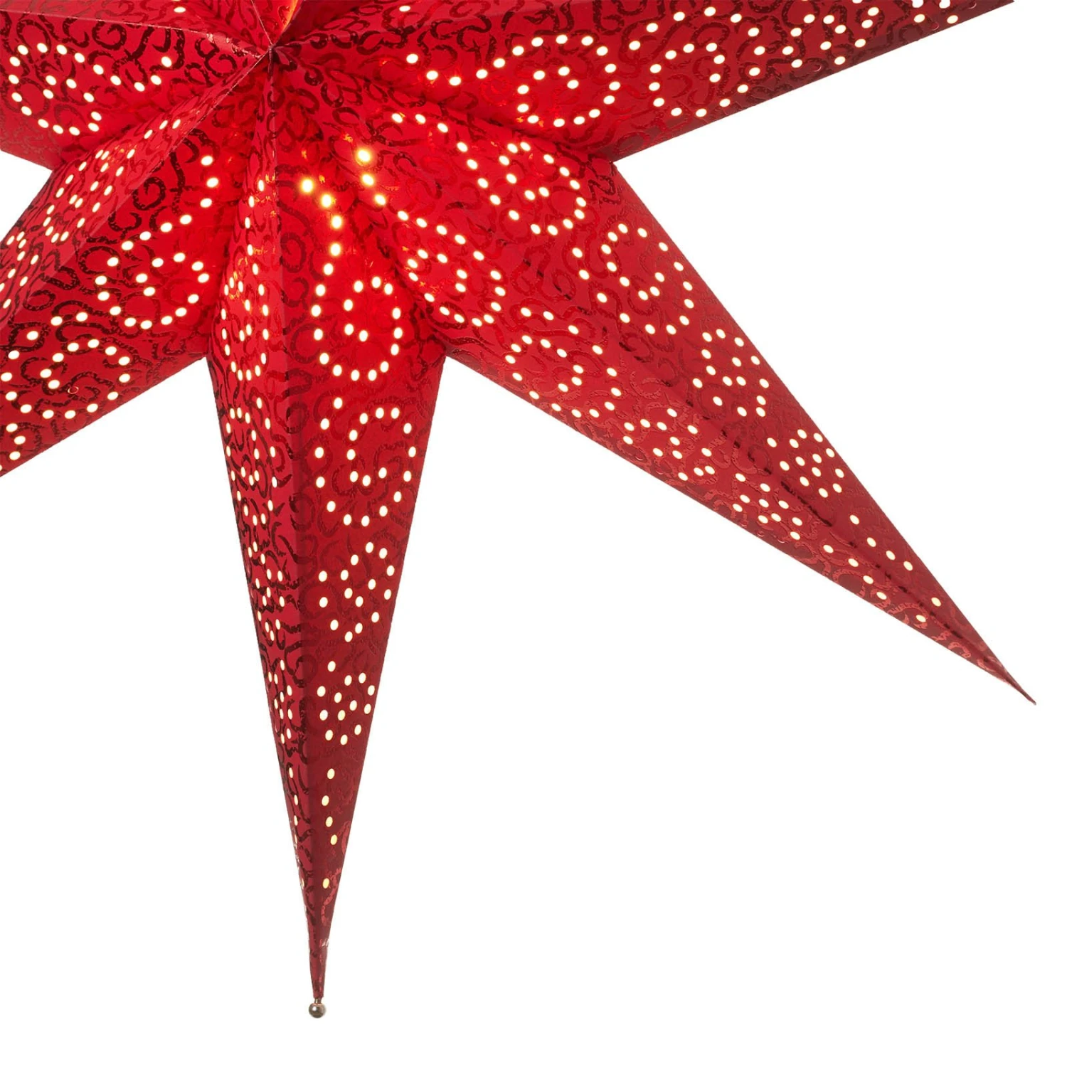 Roter Papierstern Antique 4 Roter Papierstern Antique – Bild 4