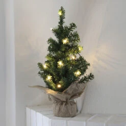 LED-Tannenbaum Tree Im Jute-Sack
