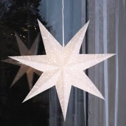 Hängender Papierstern Romantic Star -Lampen Welt 1522763 4