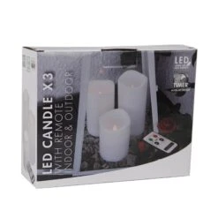 Dreierset LED-Kerzen Für Den Außenbereich -Lampen Welt 1523171 3