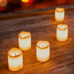 Wiederaufladbares LED-Teelicht Chargeme 6er -Lampen Welt 1523172 8