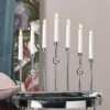 Verchromter Kerzenleuchter Gustavo 7-flg. -Lampen Welt 1523313