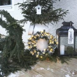 Kranz Edmonton Mit 30 LEDs, 50 Cm -Lampen Welt 1523353 4