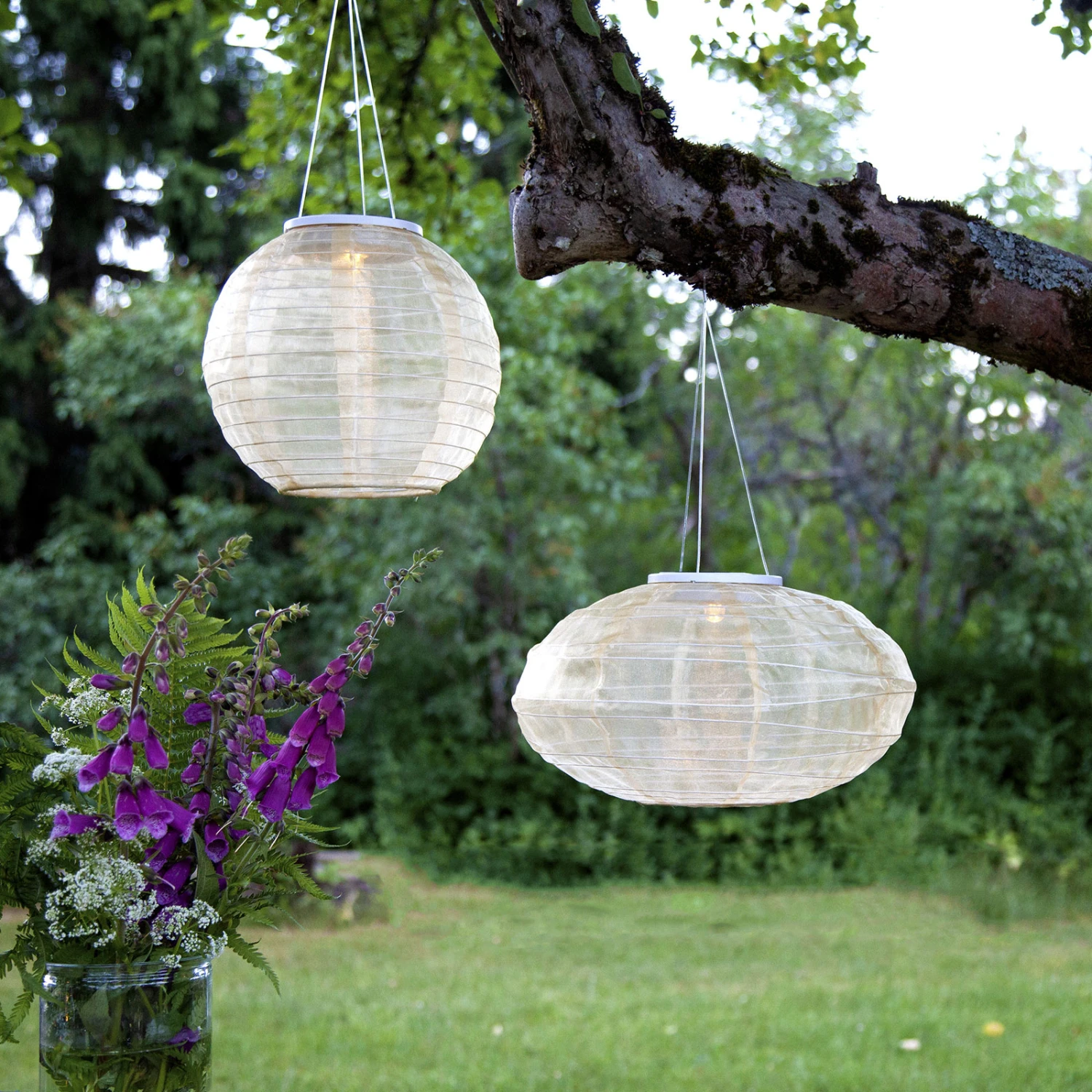 LED-Solarleuchte Festival, Ø 35 Cm 2 LED-Solarleuchte Festival, Ø 35 Cm – Bild 2