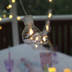 LED-Lichterkette Partaj, Weiß -Lampen Welt 1523688 3