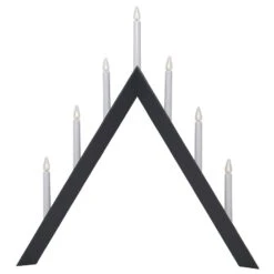 Kerzenleuchter Arrow, Spitz, 7flammig, Weiß -Lampen Welt 1523721 5