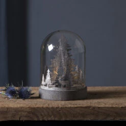 LED-Dekoleuchte Kupol Waldszene, Braun 5 LED-Dekoleuchte Kupol Waldszene, Braun -Lampen Welt 1523729 2