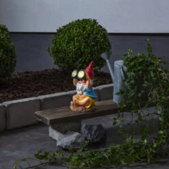 LED-Solarleuchte Gnomy Mit Fernglas