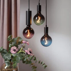 LED-Globe G125 E27 4W 2.000K Schwarz/pink Dimmbar -Lampen Welt 1527022 2