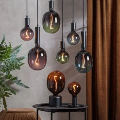 LED-Globe G125 E27 4W 2.000K Schwarz/pink Dimmbar -Lampen Welt 1527022 4